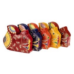 Tirelire Animal Contigo / Inde - Cuir