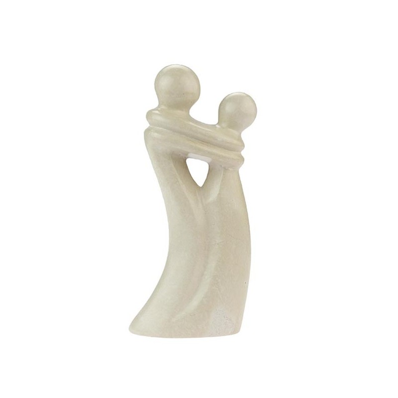 Statuette couple enlacé / Kenya - Pierre de Kisac