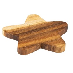 Dessous de plat Etoile / Bois d'acacia - Philippines