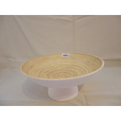 Corbeille fruits bambou blanc / Vietnam