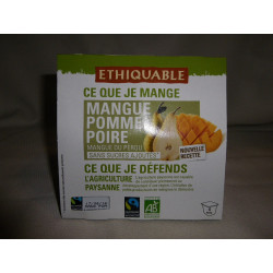 Dessert Ethiquable Mangue Poire / 4x100g