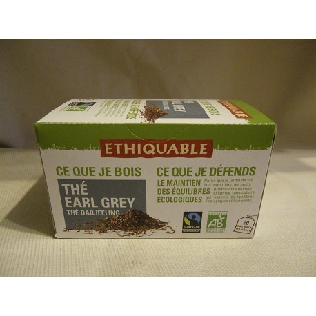 Thé Ethiquable Earl Grey / 20 sachets