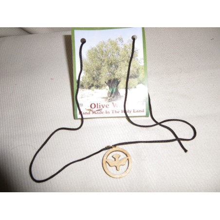 Collier colombe de la paix / Palestine Olivier