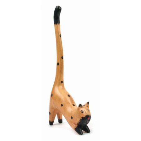 Chat Porte-bagues / Indonésie - Bois d'Albésia