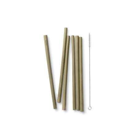 Pailles en bambou / 6u