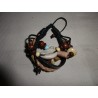 Bracelet indonésien / Cuir, coquillages