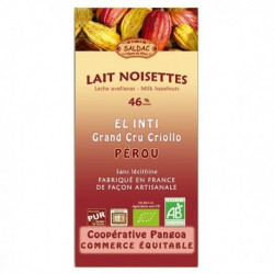 Chocolat Saldac Lait Noisettes / 100g
